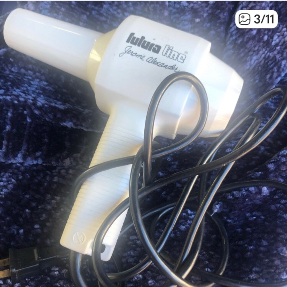 White Hair Dryer/Styling Tool